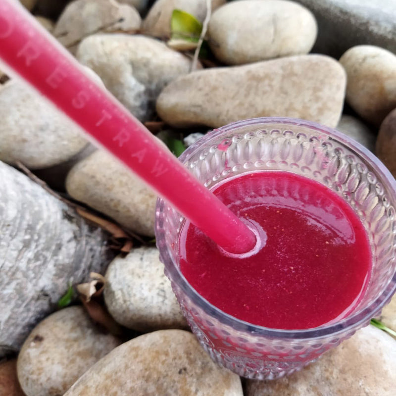 Restraw reusable glass drinking straws